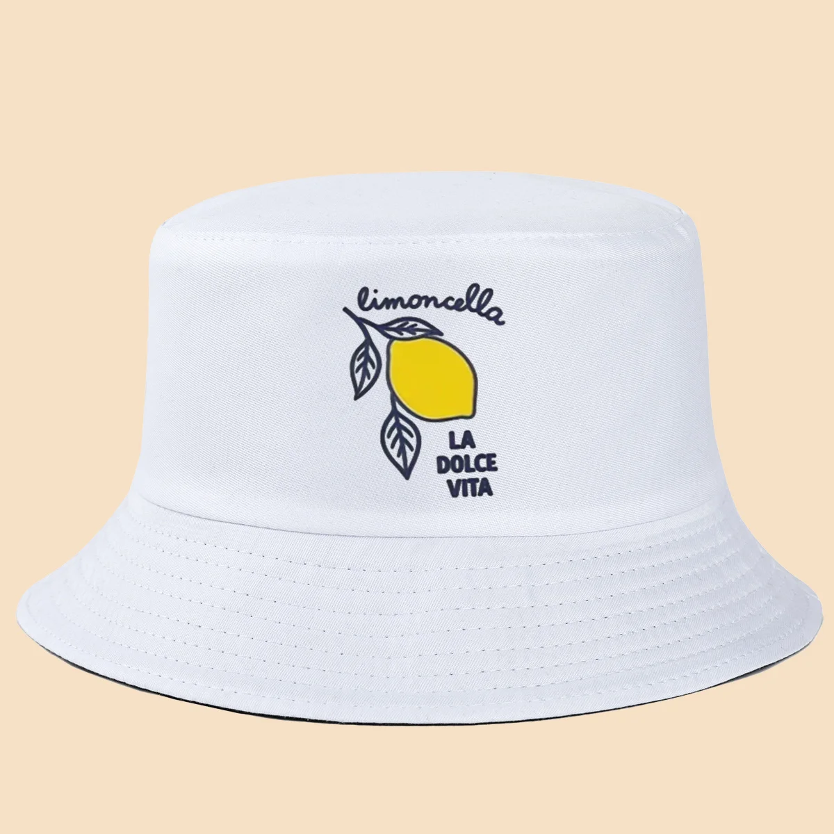 1pc Lemon-Themed Creative Abstract Print Bucket Hat, Trendy and  Design. A Stylish Street Hat for Men and Women, a Casual Hat fo