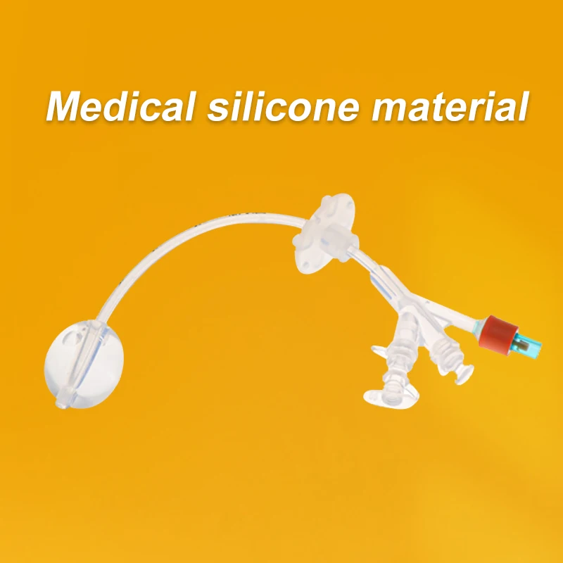 7Pcs Medical Silicone Gastrostomy Tube High Quality  Gastrostomy Feeding Tube With Balloon Wholesale