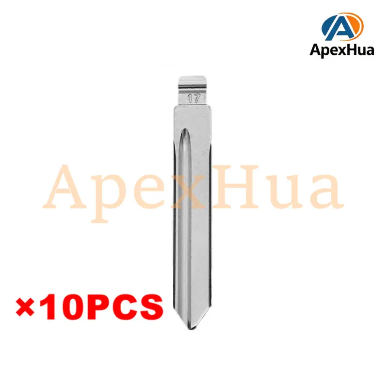 Middle slot No.17 key blank fits copper head replacement for Fukang, Elysee, Geely Liberty Ship, etc