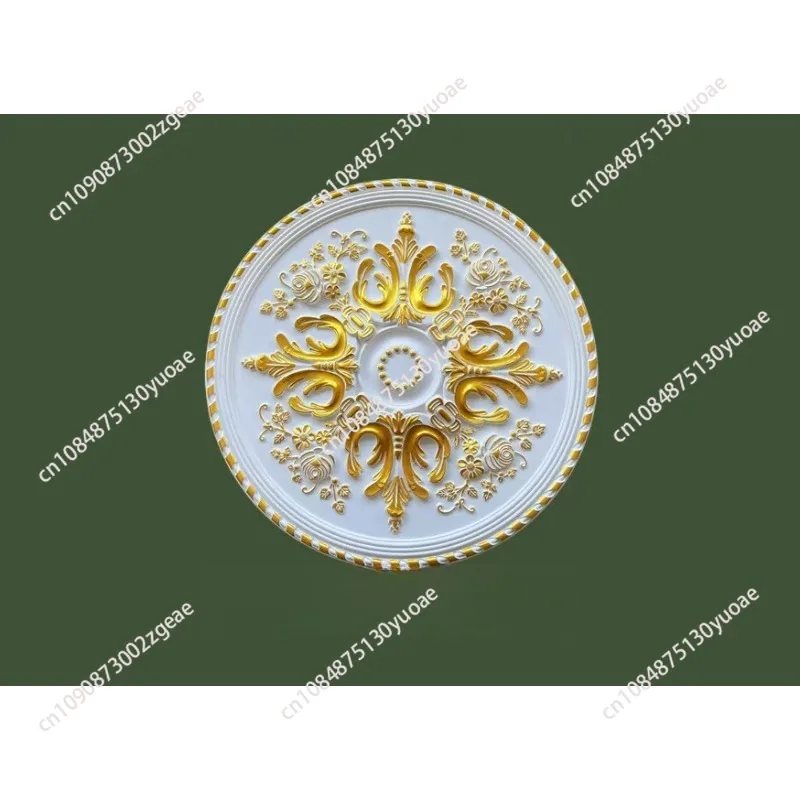 Decorative Medallion Chandelier Ceiling Rose Pendent Lamp Base Panel ceiling plate decoration rosette PU
