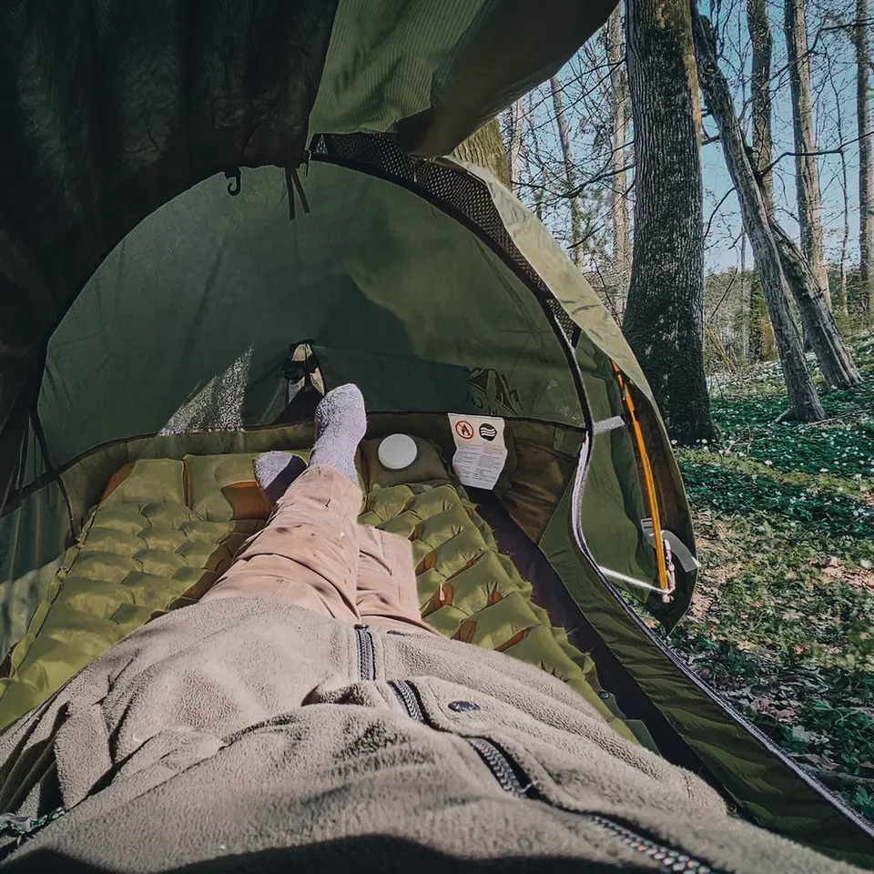 Night Cat Flat Lay Hammock Tent with Mosquito Net Waterproof