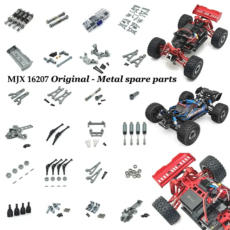 

MJX Hyper Go RC Car Parts 16207 16208 16209 16210 H16 Remote Control Car Metal Front and Rear Shock Mounts Accessories