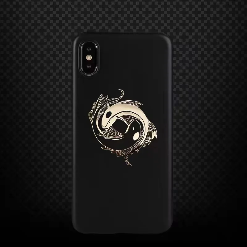 Ryby karp totem Tai Chi Yin Yang ryba dekoracja kij telefon komórkowy komputer laptop metalowe naklejki