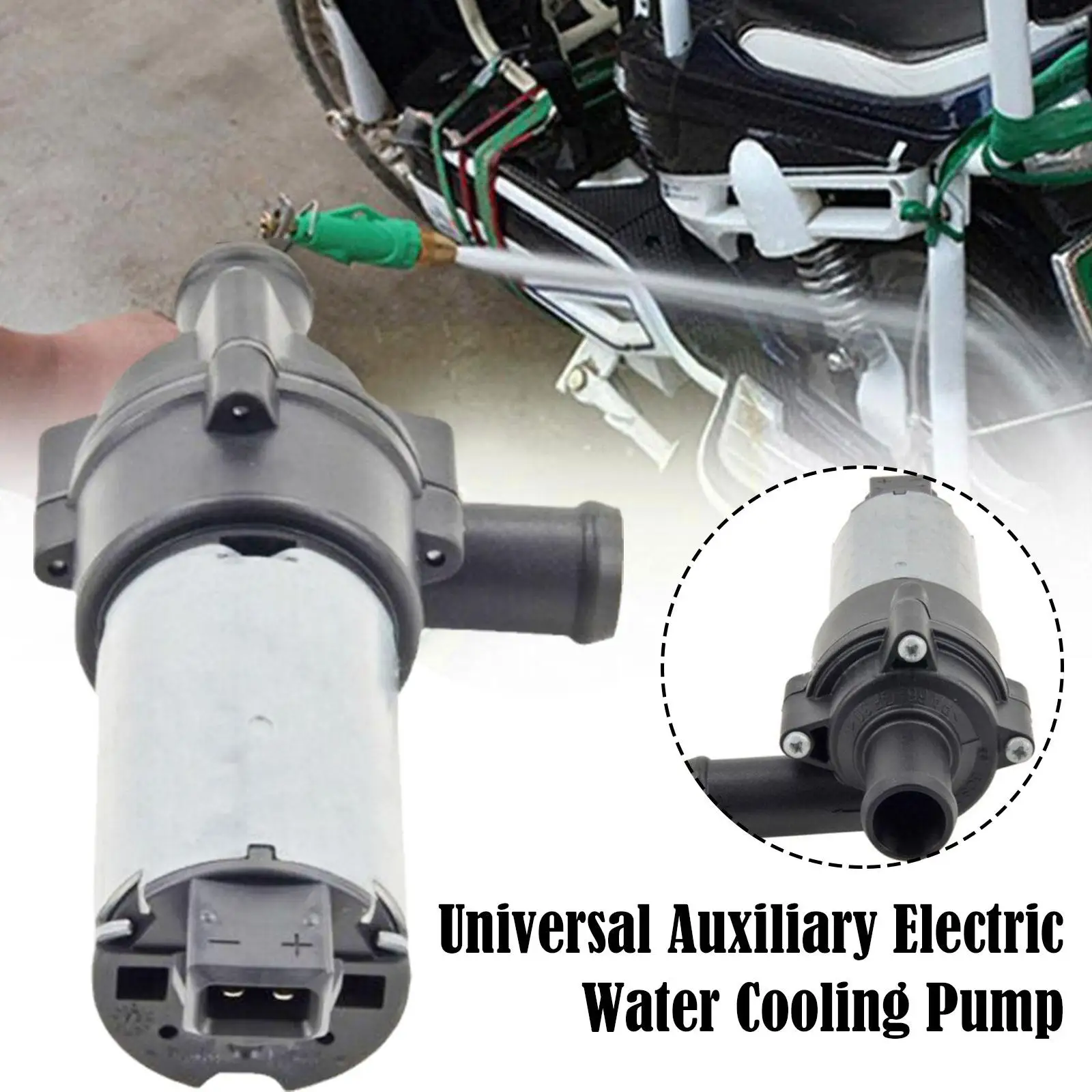 

Universal Auxiliary Electric Water Coolant Pump 0392020034 Universal Auxiliary Additional Electric Pump For Car 12 Volt G2F5