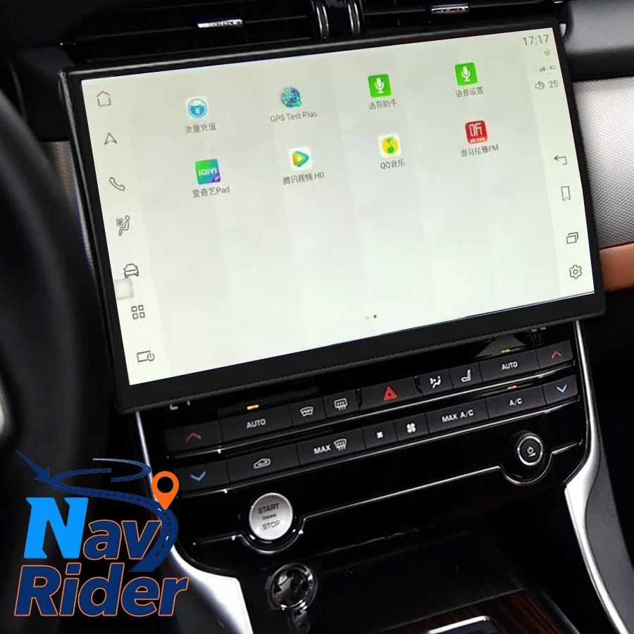 

Автомобильный радиоприемник Android, мультимедийный Playe Carplay, GPS, стерео для Jaguar XF XFL X250 2016 2017 2018, 11,4 дюйма, 3D изогнутый экран, двойная система