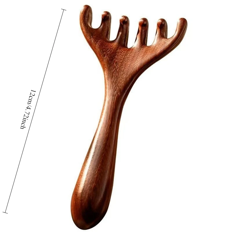 

Massage comb, six-fingered head acupoint massage scraping therapy, neck skin-tightening scraping and massaging device