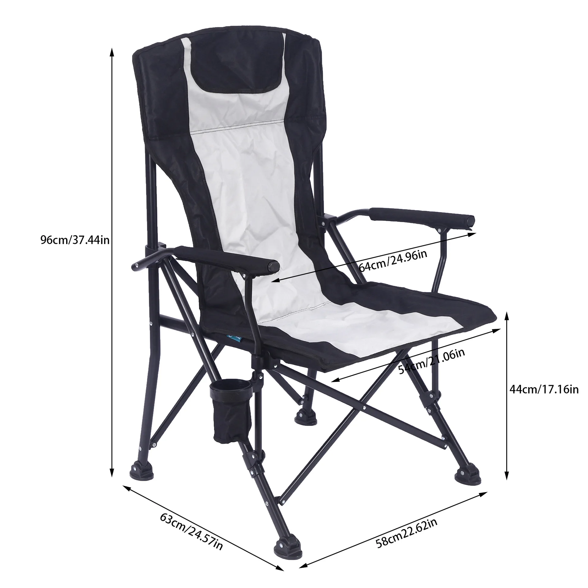 

Outdoor Portable Backrest Chair Camping Recreational Camping Fishing Chair
