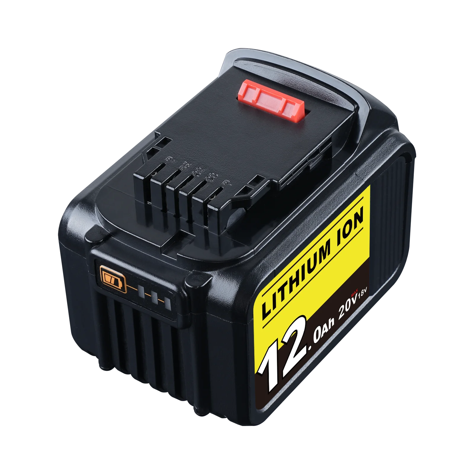 فانون 12Ah DCB205 ماكس 20 فولت بطارية ليثيوم استبدال لديوالت DCB200 DCB202 DCB204 DCB206 DCB180 DCB183 Cordles أداة بطارية دبوس #5