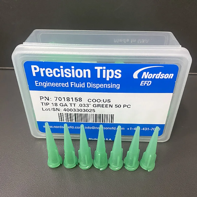 (Please contact the seller) Nordson EFD 18G TT Precision Tips 7018158 Engineered Fluid Dispensing needle 1box(50pcs)