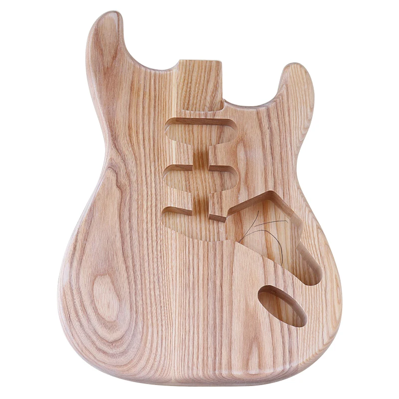 Ashwood Electric Guitar Body DIY Guitar Barrel 2 Pieces Wood Combine Guitar Part 5.6cm Heel Width New Arrival