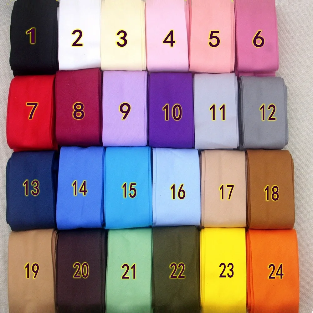 40 mm x 5 m pro Rolle Baumwoll-Schrägband - Extra breites Faltband für DIY-Handarbeiten - Strapazierfähiges Stoffband – Detail 2