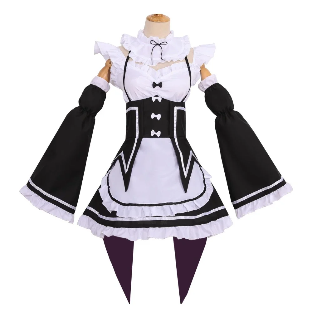 Anime Verschillende Wereld Leven Van Zero Cosplay Kostuum Cartoon Schattige Lolita Meid Jurk Halloween Rollenspel Kimono Voor Vrouwen