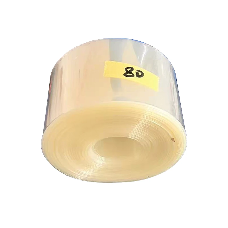 1kg Transparent PVC Insulating Heat Shrinkable Tube 18650/21700/26650/32650 Lithium Battery Heat Shrinkable Tube Shrink Film