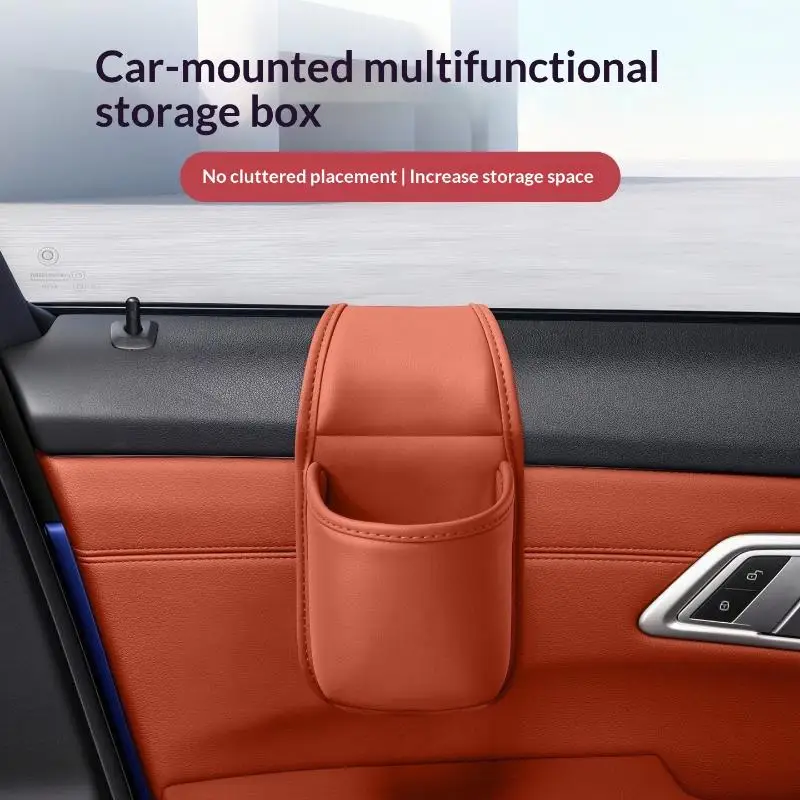 Car Door Side Storage Pocket Multifunctional Water Cup Phone Holder Auto Organizer for Keys Sunglasses Small Accessories