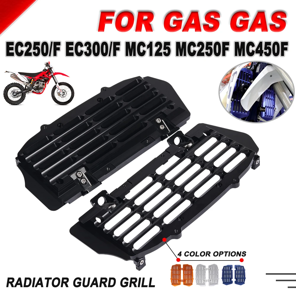 For GASGAS GAS GAS EX EC MC 125 200 250 300 350 400 450 2021 2022 Motorcycle Accessories Radiator Guard Grill Cover Protector