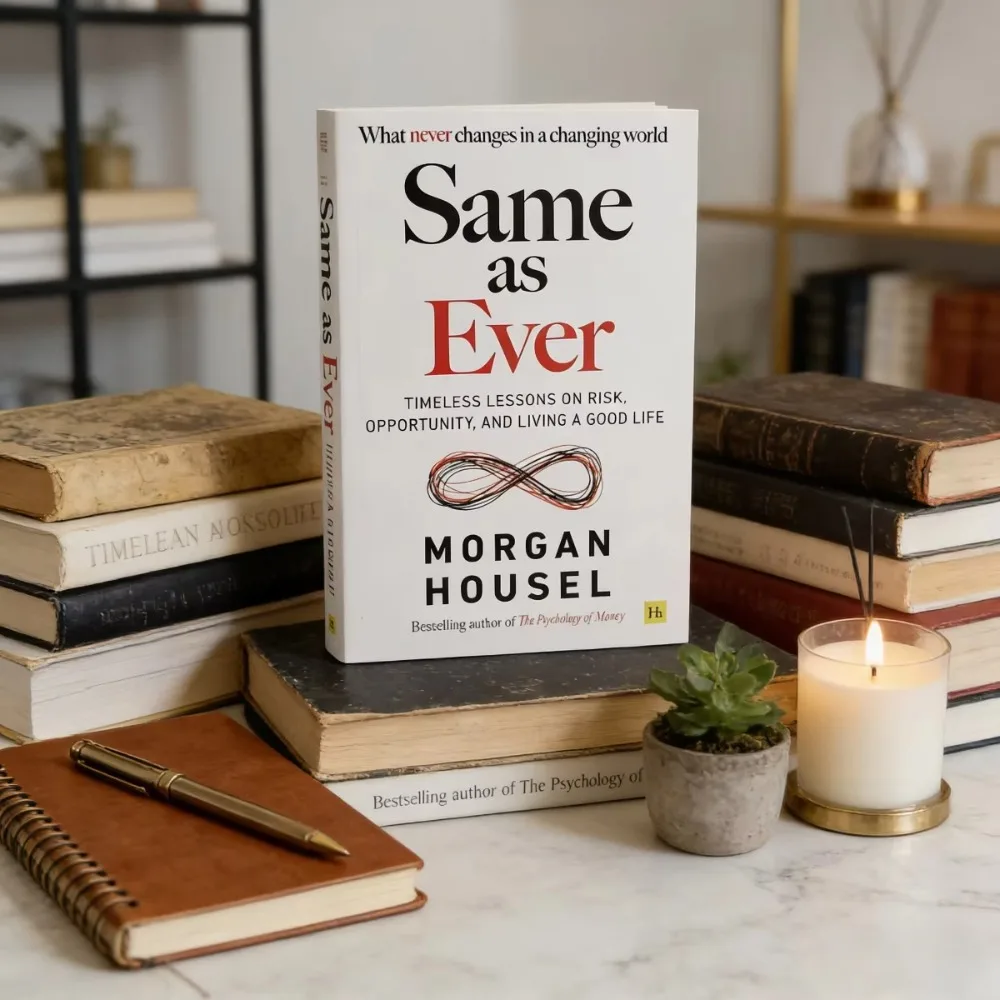 Same As Ever Timeless Lessons Risk Opportunity Good Life Finance Self Help Book Morgan Housel Psychology of Money Author