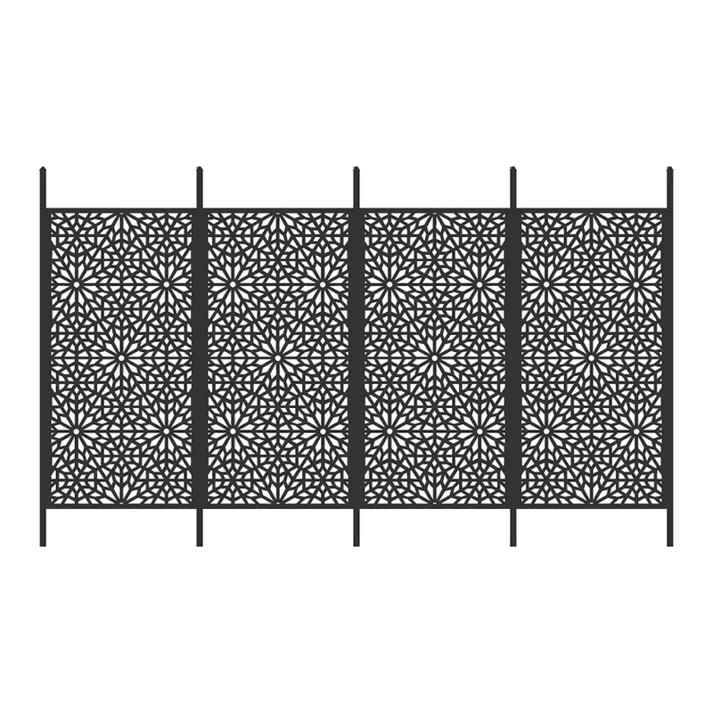 HOT sale  fencing trellis weather resistant waterproof anticorrosive divider garden screens for outdoor garden decor