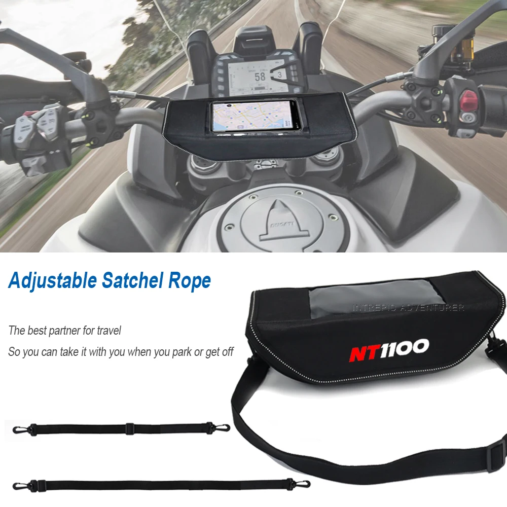 For HONDA NT1100 CB1100X NT 1100 CB 1100 X Motorcycle Nylon Waterproof Bag Storage Handlebar bag Travel Tool bags