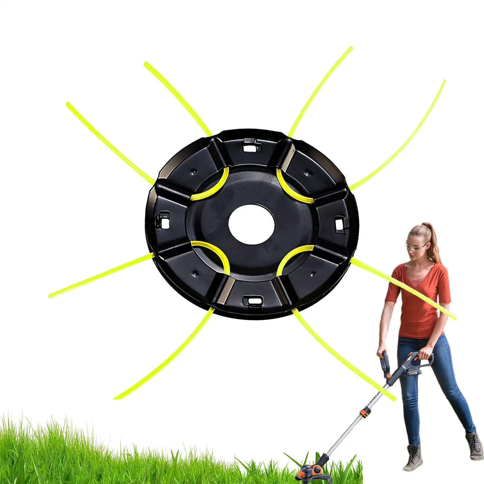 

Grass Eater Head Trimmer Head Replacement Cutter Adapter Accessories For Outdoor Lawn Garden Edger Mower Mowing Machine