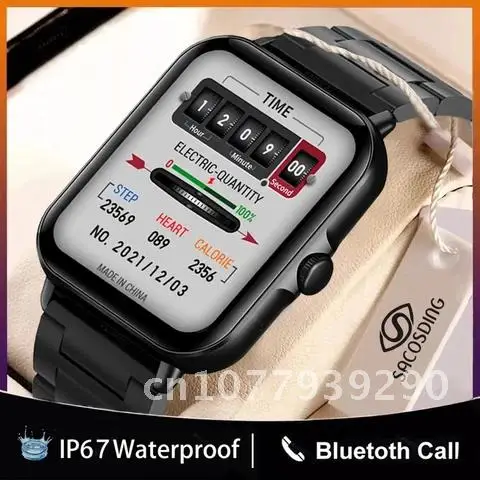 2022 New Smart Watch Men 1.69 Inch Sreen Real-time Heart Rate Monitoring Bluetooth Call GTS 3 Women Smartwatch For Xiaomi Huawei