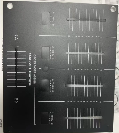 Pioneer 900 3rd Generation Mixer DJM-900NXS2 Fader Lower Panel Protection Film Fine Scrub Spot