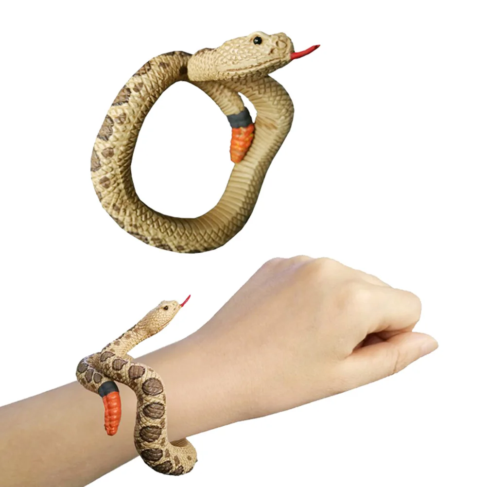 Toy Halloween Party Snake Scary Prank Creepy Fake Artificial Horror Simulation Bracelet