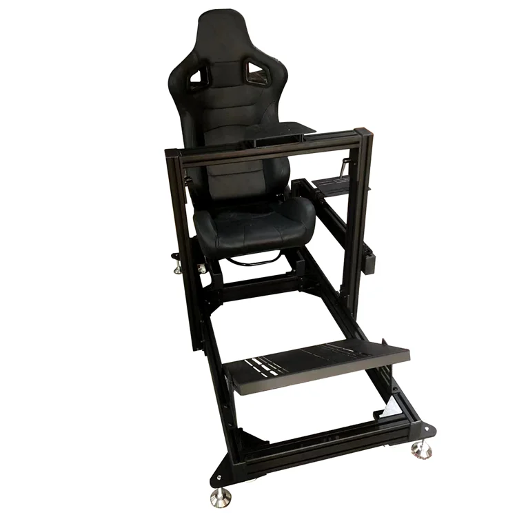 Manufacturer Wholesale T-slot 40160 Simulator Seat Car Driving Race Sim Cockpit Game Racing Simulator Rig Cockpit