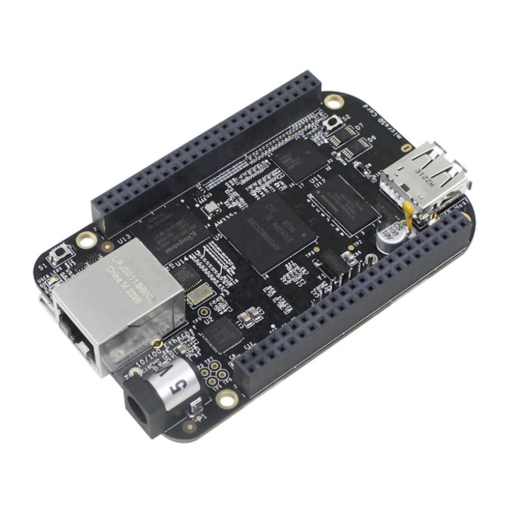 Para Beaglebone BB negro integrado AM3358 Cortex-A8 512MB DDR3 + 4GB EMMC BB negro AI Linux ARM desarrollo de computadora