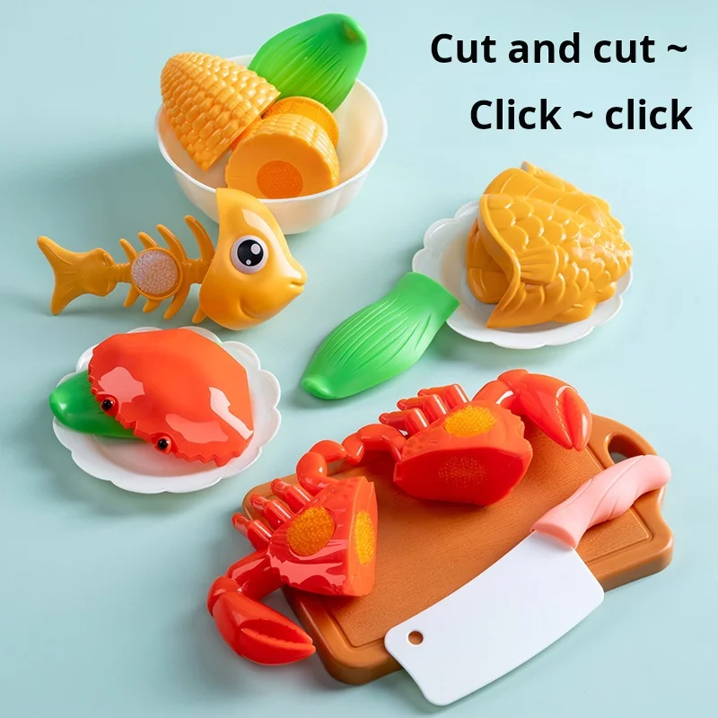 DIY 과일 절단 장난감 야채 과일과 야채 부모-자식 시뮬레이션 주방 음식 어린이 생일 선물