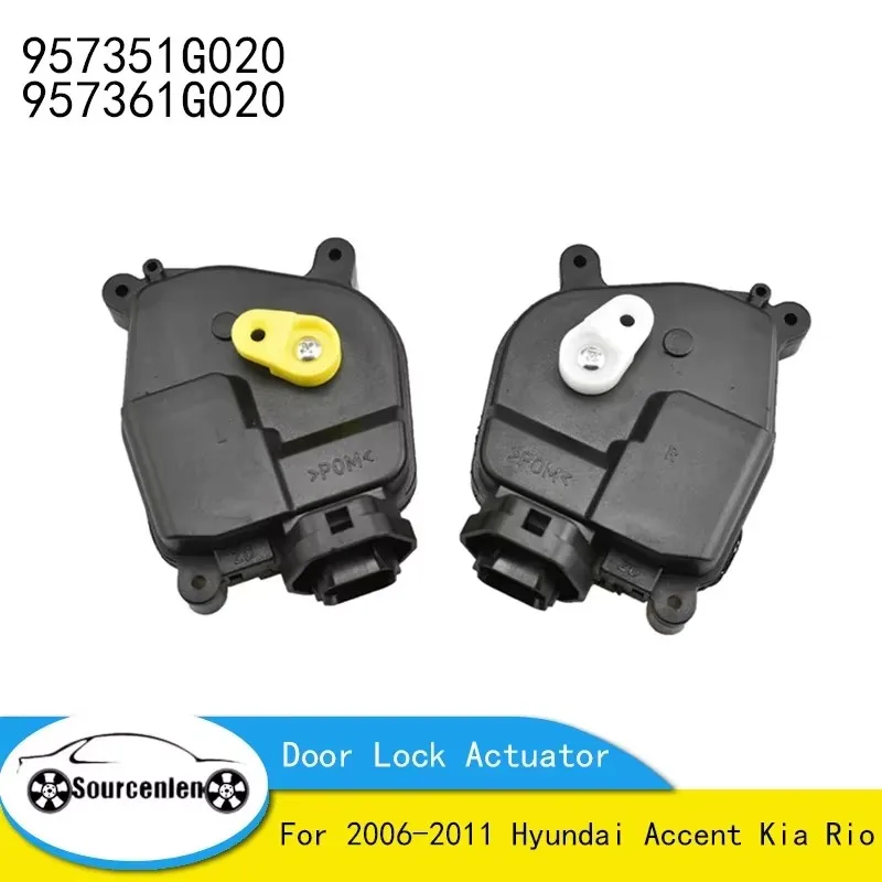 957351G020 957361G020 Front Left Front Right Car Door Lock Actuator Latch Motor Engine for 2006-2011 Hyundai Accent Kia Rio