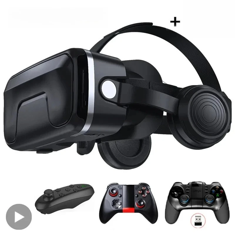 3D Virtual Reality VR Glasses Headset Devices Helmet Lenses Goggles Smart For Smartphones Phone Game Mobile Viewer