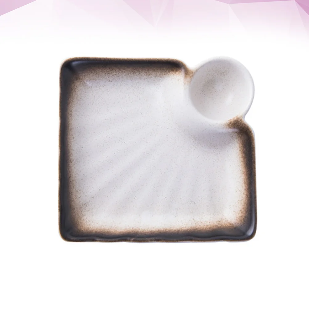 

Ceramics Sauce Dish Seasoning Dipping Bowl Beige for Sauces Condiments Appetizer Plates Home Sauce Dish