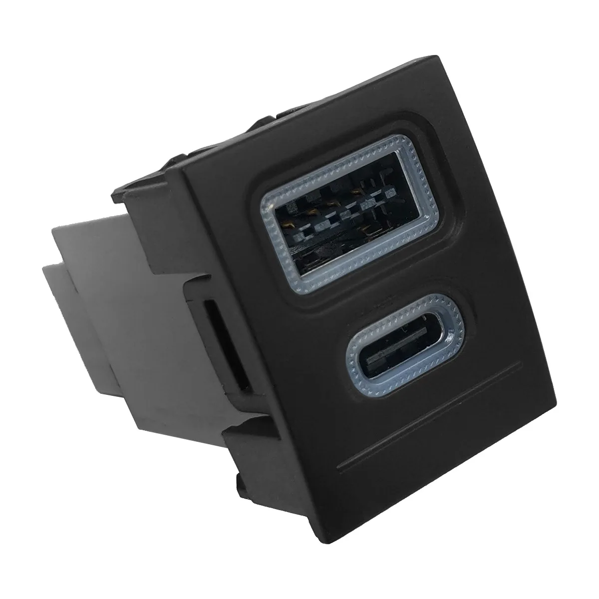 Suitable for Volkswagen 2005 POLO USB+PD dual port with aperture fast charging car charger