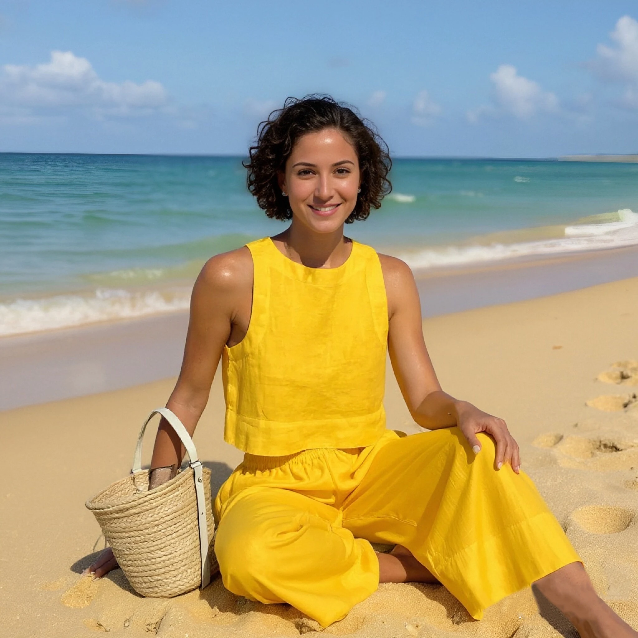 

Весна-лето 2025 г., женский праздничный комплект льняных брюк, укороченные топы, однотонные наряды, комплект из 2 предметов, одинаковый комплект для женщин