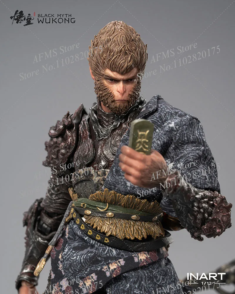 INART MAG G0002 1/12 Scale Collectible Figure Wukong ‌   The Destined One Black Myth Game Monkey King 6 "Men Soldier Action Figure