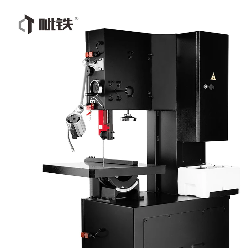 Máquina de sierra de cinta Vertical CTVS400, carpintería Manual para corte de madera y Metal, herramienta versátil