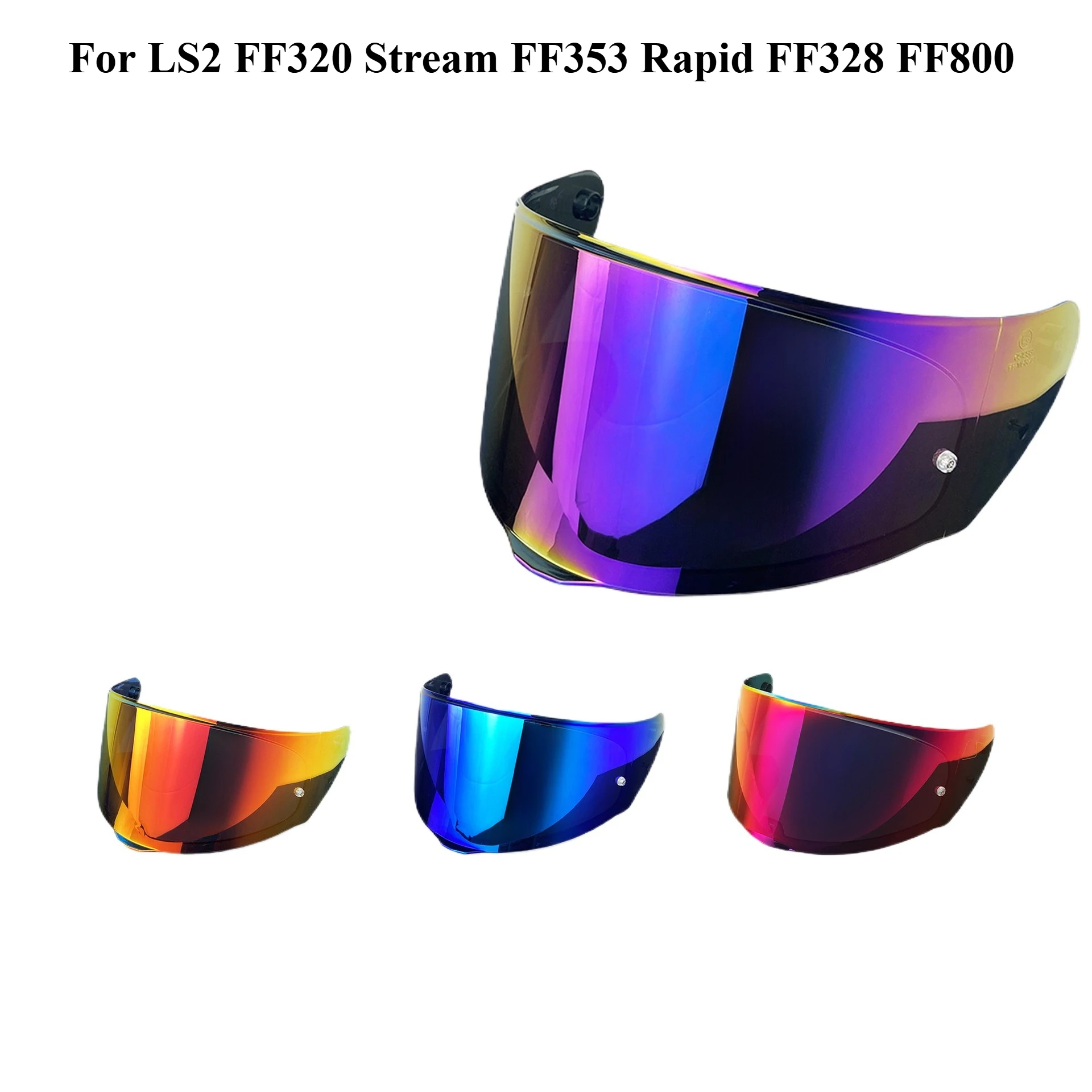 Motorcycle Helmet Visor Shield for Capacete Ls2 FF320 Stream FF353 Rapid FF328 FF800 Lens Glass Windshield Accessories Parts