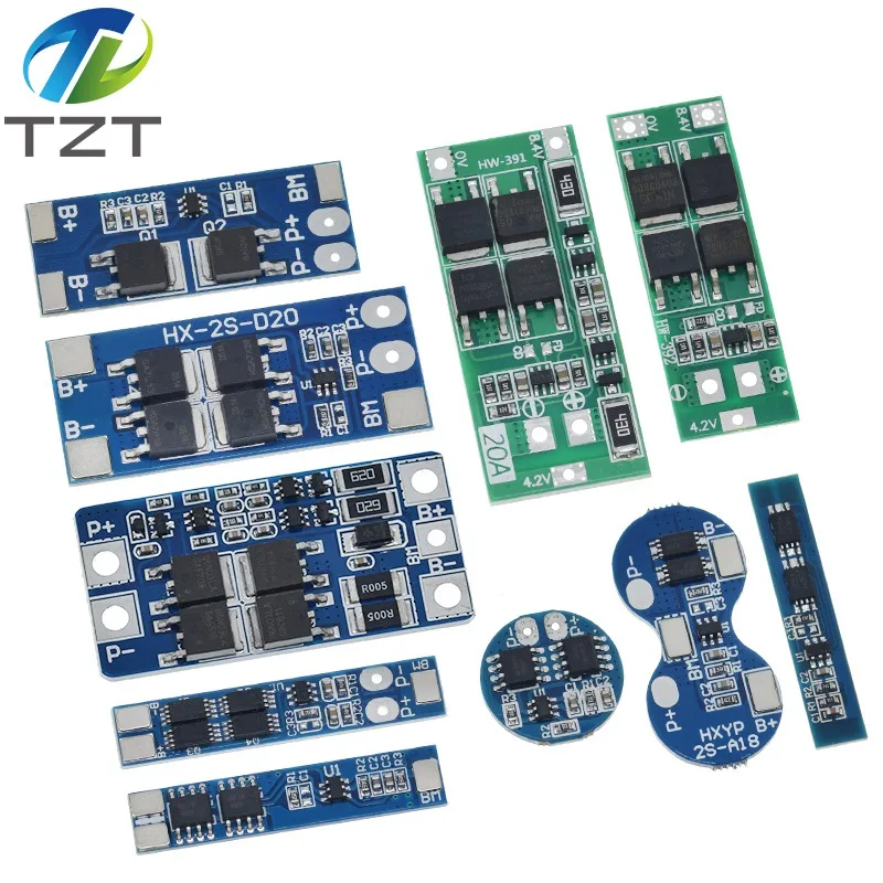 2S 3A 4A 5A 8A 10A 13A 20A 7.4V 8.4V Li-ion 18650 Lithium battery protection board / BMS board Standard / Balance