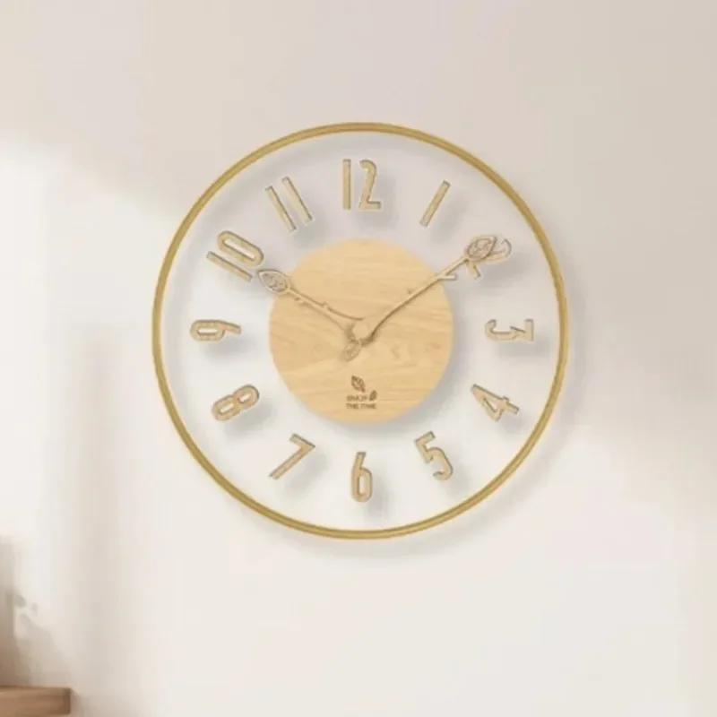 Intelligence Wall Clocks Radar Sensor Night Light 3D Stereoscopic Number Wall Clocks Modern Simple Living Room Home Decoration