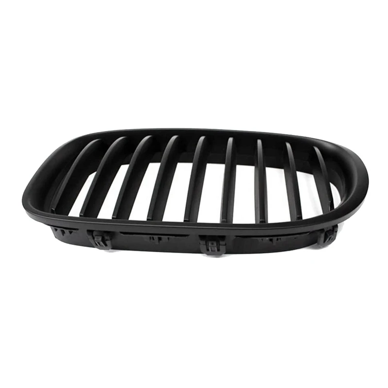 Matte Black Car Front Bumper Kidney Grille Grill For-BMW 7-Series F01 F02 740I 745I 750I 2009-2015