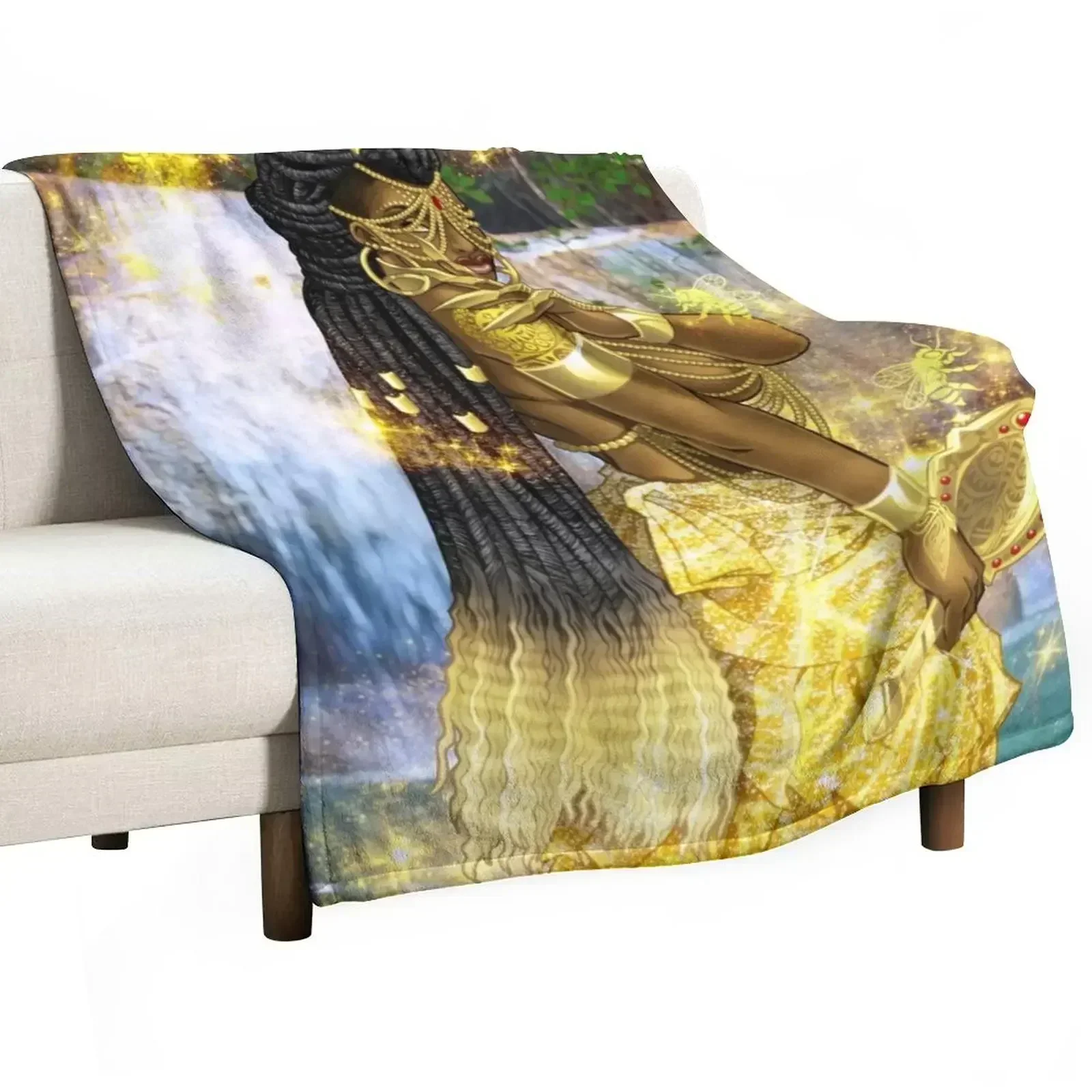 

Oshun Throw Blanket All Season Soft Lightweight Blanket for Home