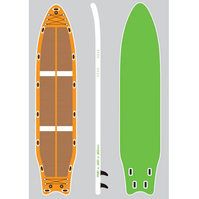 Family Jet Surfboard Inflatable Factory Drop Stitch Longboard Oem Foldable Standup Paddle Board