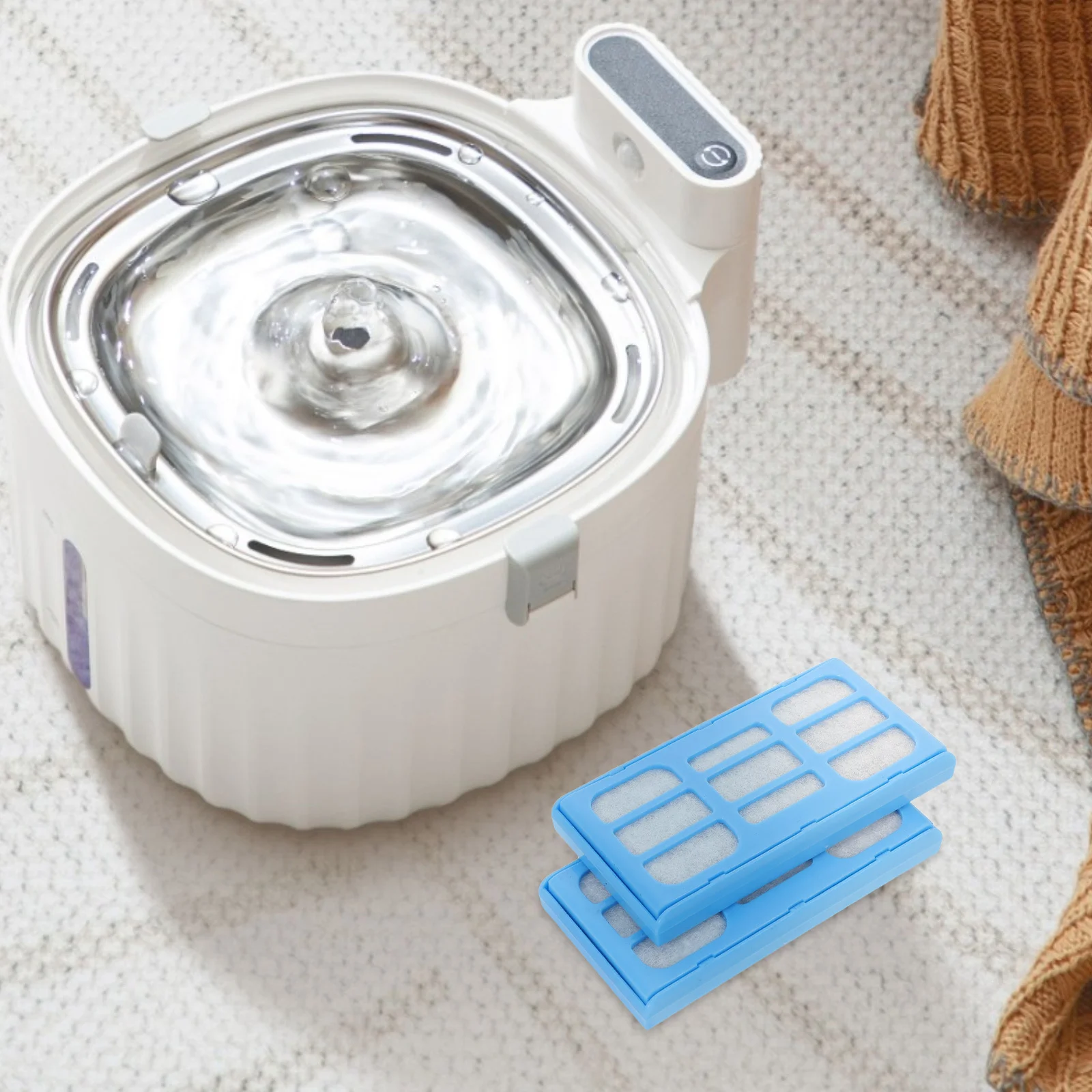 

12 pcs Cat Filters Replacement Pet Water Filter For Automatic Cat Water Fountain Filtration Pad Dog Kitten Drinking Fountain