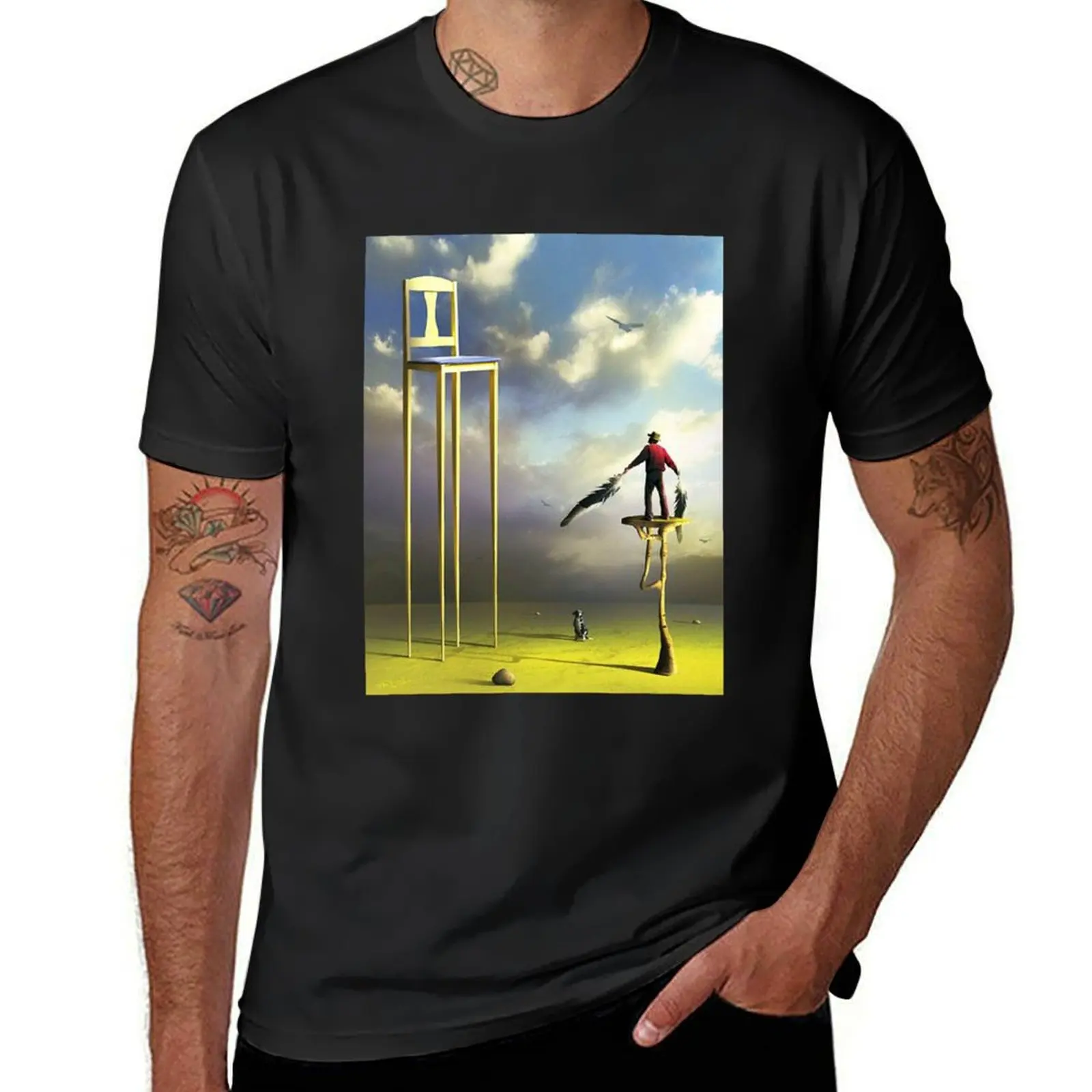 

Salvador Dali, 1904-1989, Spain, Salvador Dali Surrealism Art T-Shirt vintage t shirt men