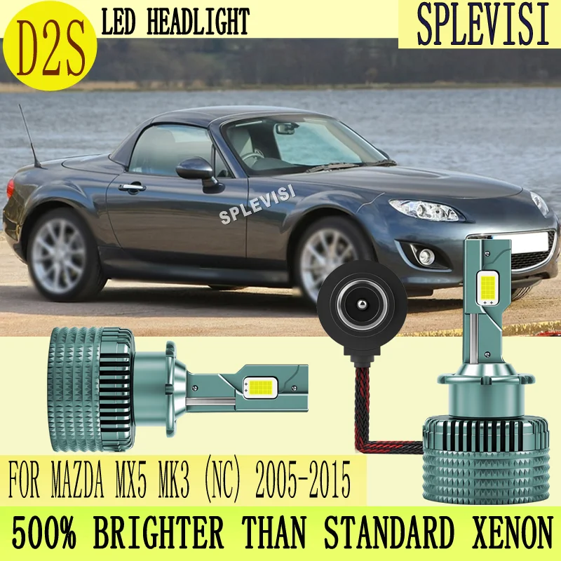 

D2S Ensure Foggy Night Safety LED Car Headlight For MAZDA MX5 Mk3 (NC) 2005 2006 2007 2008 2009 2010 2011 2012 2013 2014 2015