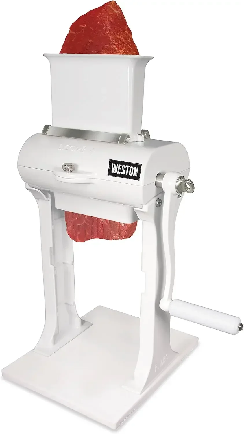 Meat Tenderizer Tool & Heavy Duty Cuber, Quick and Easy Manual Operation For Cuts Up To 4.5” Wide x .75” Thick, Durable Aluminum