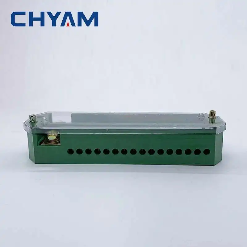 FJ6 Brass Terminal Blocks 2-IN 32-OUT Connection Single-phase Household Meter Box Lighting Connector