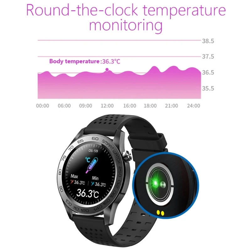 

F22U SmartWatch Браслет с высоким разрешением и водостойкостью для активного спорта D46B