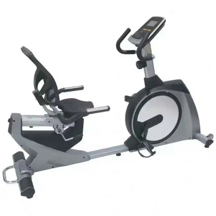 Коммерческое оборудование для фитнеса, лежачий велосипед, бодибилдинг, стальная трубка, фанерный чехол, спиральный велосипед, встроенный тренажер для спортзала