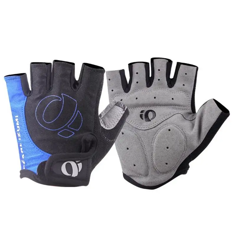 Guantes de Ciclismo de medio dedo para hombre y mujer, manoplas de Gel para gimnasio, Fitness, deporte, antigolpes, MTB, bicicleta de carretera, deportes, pesca